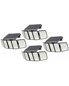 Solar-Powered 300-LED Wall-Mounted Security Lights