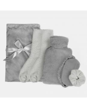 5PCS Winter Warmer Cosy Hot Water Bottle Gift Set