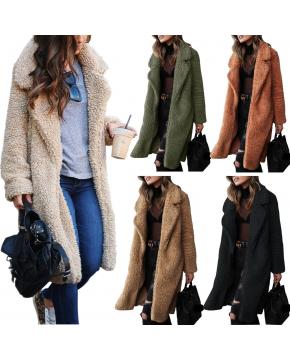 Long Teddy Jacket - 6 Colours & 5 Sizes