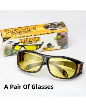 1 or 2 Pack of Driving Night Vision Glasses