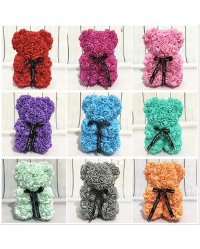 Artificial Flowers 25cm Bear Shape Gift