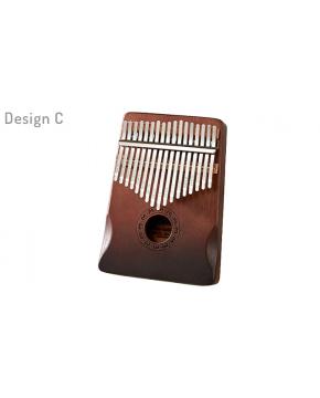 17 Keys Bull Kalimba Thumb Piano Mahogany