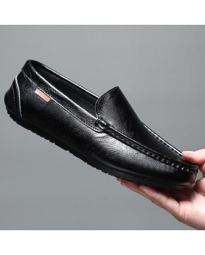 Men's Faux Leather Lightweight Slip-On Shoes 