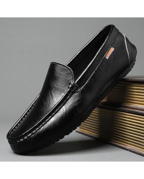 Men's Faux Leather Lightweight Slip-On Shoes 