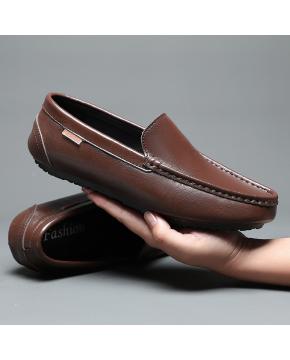 Men's Faux Leather Lightweight Slip-On Shoes 