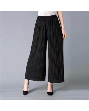 Pleated Palazzo Trousers