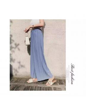 Pleated Palazzo Trousers