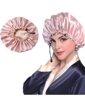 Adjustable Satin Bonnet Night Sleep Cap