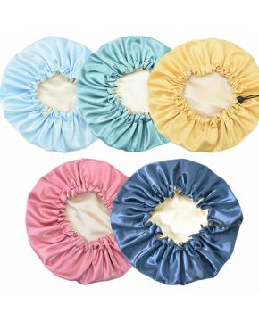 Adjustable Satin Bonnet Night Sleep Cap