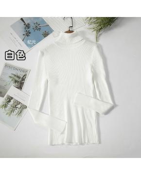 4-Pack Womens Soft Turtle Neck Rib Knit Tops