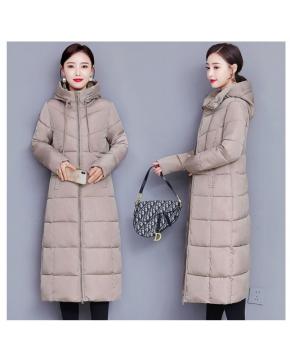 Long Hooded Puffer Jacket - 6 Colours & 5 Sizes