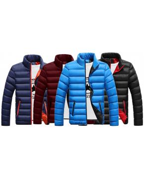 Men's Casual Warm Padded Jacket - 4 Colo...