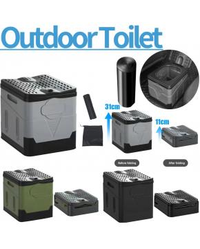 Self-driving Travel Portable Outdoor Folding Toilet